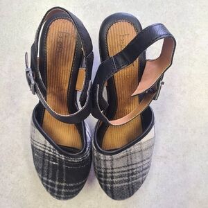 Plaid Clogs